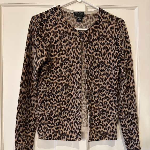 Lord & Taylor animal print sweater - Picture 1 of 3